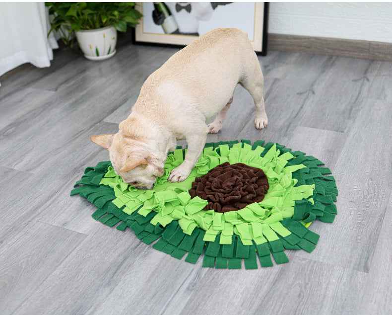 Avocado Dog Snuffle Mat - Interactive Slow Feeder Puzzle Toy, Hide Treats to Burn Energy & Prevent Chewing with Durable Anti-Tear Design, Premium Pet Enrichment Supplies - Pawembrace.com