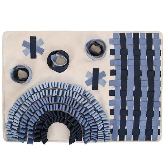 Dog Arch Bridge Snuffle Mat: Puzzle Slow Feeder & Treat Hiding Training Pad - Pawembrace.com
