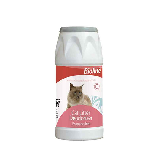 Vet Recommended Cat Litter Deodorizer Powder | Natural Plant & Mineral Formula – Rapidly Absorbs Ammonia Odors, Inhibits Bacteria & Mold, Fresh for 30 Days, Dust-Free & Chemical-Free, Extends Litter Life - Pawembrace.com