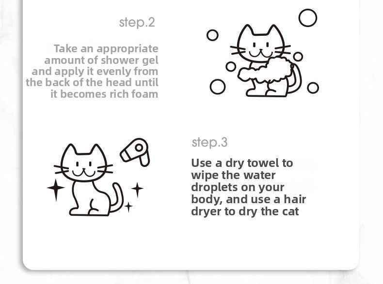 Kitten Shampoo & Bath Wash - Natural Gentle Tear-Free Formula, pH Balanced, Plant-Based Moisturizing, Protects Sensitive Delicate Skin - Pawembrace.com