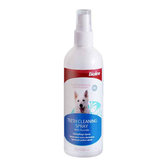 Natural Food-Grade Dog Dental Spray & Breath Freshener - Reduces Plaque & Tartar, Alcohol-Free, Veterinarian Recommended Oral Care for Dogs - Pawembrace.com