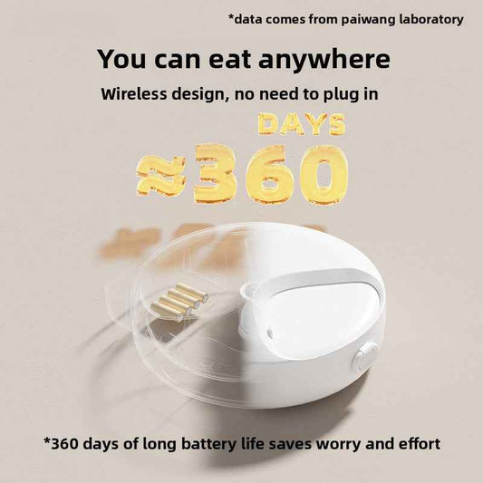 4-Meal Automatic Timed Dry & Wet Food Pet Feeder with Ice Crystal Freshness Box - Detachable & Washable - Pawembrace.com