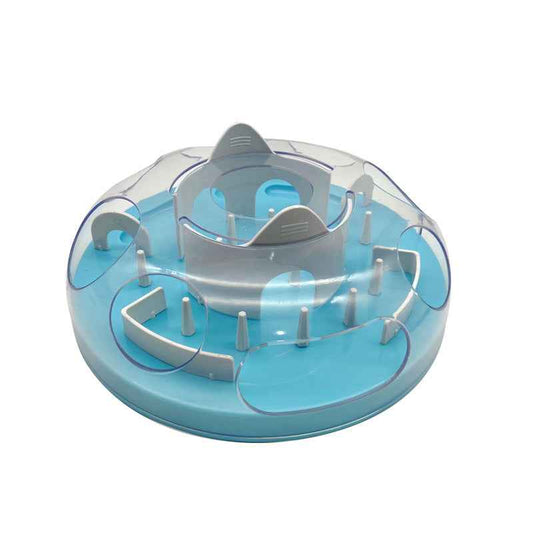Interactive Puzzle Slow Feeder Bowl for Cats – Training & Enrichment Toy Combo - Pawembrace.com