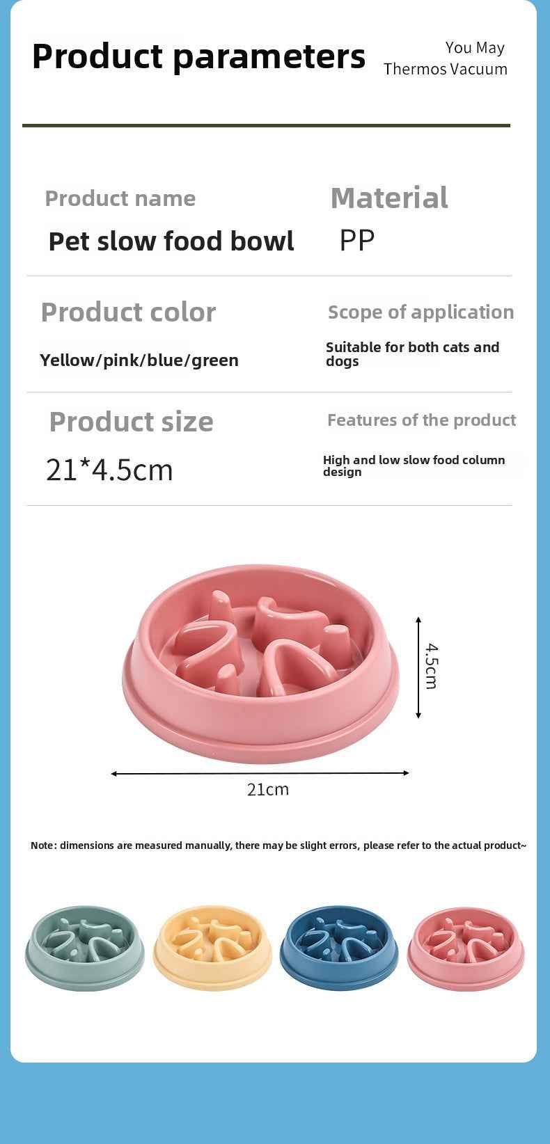 Dog Slow Feeder Bowl - Anti-Choke Non-Slip Anti-Tip Pet Bowl, Amazon Bestseller Safe Slow Feeding Dish for Dogs & Cats - Pawembrace.com