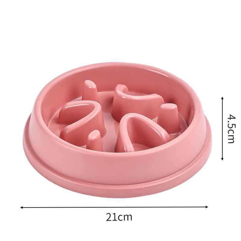 Dog Slow Feeder Bowl - Anti-Choke Non-Slip Anti-Tip Pet Bowl, Amazon Bestseller Safe Slow Feeding Dish for Dogs & Cats - Pawembrace.com