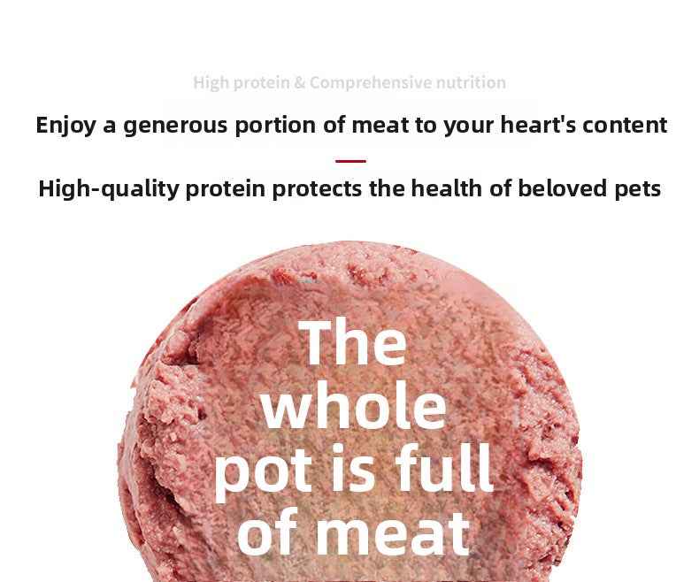 375g Large Can Wet Dog Food | Natural High Meat Content Canned Dog Food – Premium Meat, Balanced Nutrition, Grain-Free, No Additives, Safe & Delicious for All Ages - Pawembrace.com