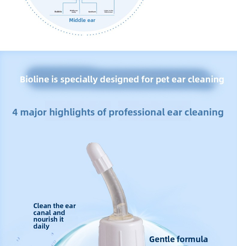 Natural Pet Ear Cleaner Drops for Dogs & Cats – Wax Removal, Soothes & Safe Care - Pawembrace.com