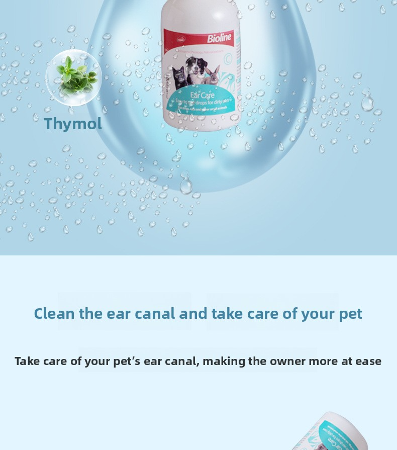 Natural Pet Ear Cleaner Drops for Dogs & Cats – Wax Removal, Soothes & Safe Care - Pawembrace.com