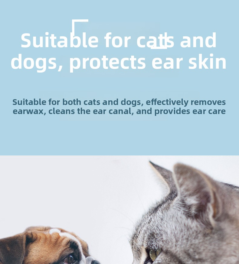 Natural Pet Ear Cleaner Drops for Dogs & Cats – Wax Removal, Soothes & Safe Care - Pawembrace.com
