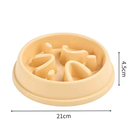 Dog Slow Feeder Bowl - Anti-Choke Non-Slip Anti-Tip Pet Bowl, Amazon Bestseller Safe Slow Feeding Dish for Dogs & Cats - Pawembrace.com