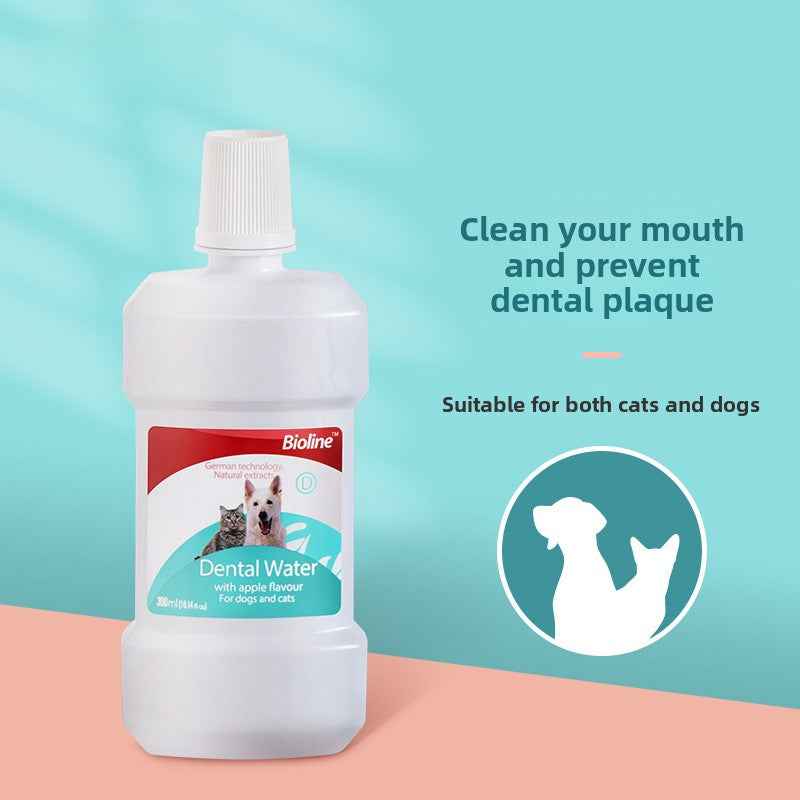 Vet Recommended Cat & Dog Mouthwash | Natural Plant-Based Pet Oral Care Rinse – 100% Alcohol-Free, Freshens Breath, Removes Plaque & Tartar, Prevents Bad Breath & Gingivitis | Safe & Gentle for Cats & Dogs - Pawembrace.com