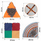 Irregular Shape Dog Snuffle Mat - Slow Feeder Puzzle & Foraging For Self-Play - Pawembrace.com