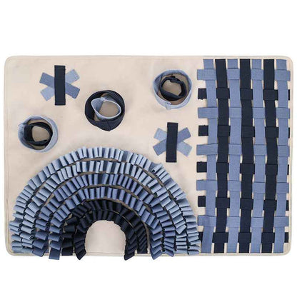 Dog Arch Bridge Snuffle Mat - Treat Hiding Slow Feeder Puzzle Training Boredom Buster Interactive Pet Toy Pad - Pawembrace.com