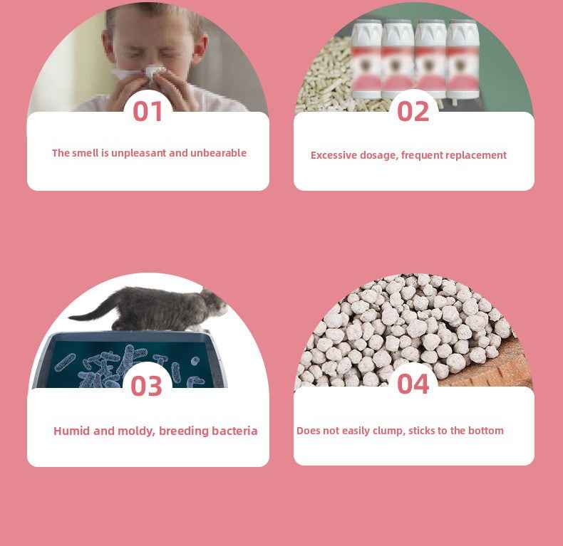 Vet Recommended Cat Litter Deodorizer Powder | Natural Plant & Mineral Formula – Rapidly Absorbs Ammonia Odors, Inhibits Bacteria & Mold, Fresh for 30 Days, Dust-Free & Chemical-Free, Extends Litter Life - Pawembrace.com