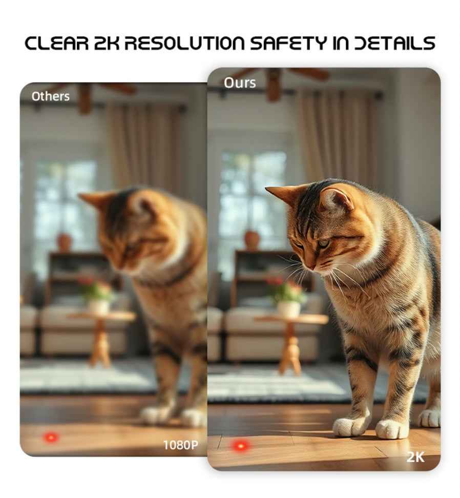 AI Pet Camera with Auto Tracking Laser Toy | Smart Pet Monitor - Pawembrace.com