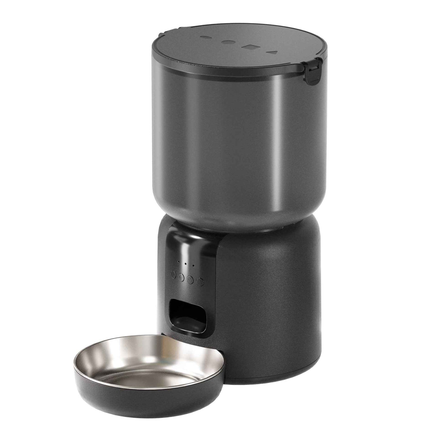 4L Smart WiFi Automatic Cat Feeder with Voice Recording & Playback, APP Control & Wireless Power Supply - Pawembrace.com