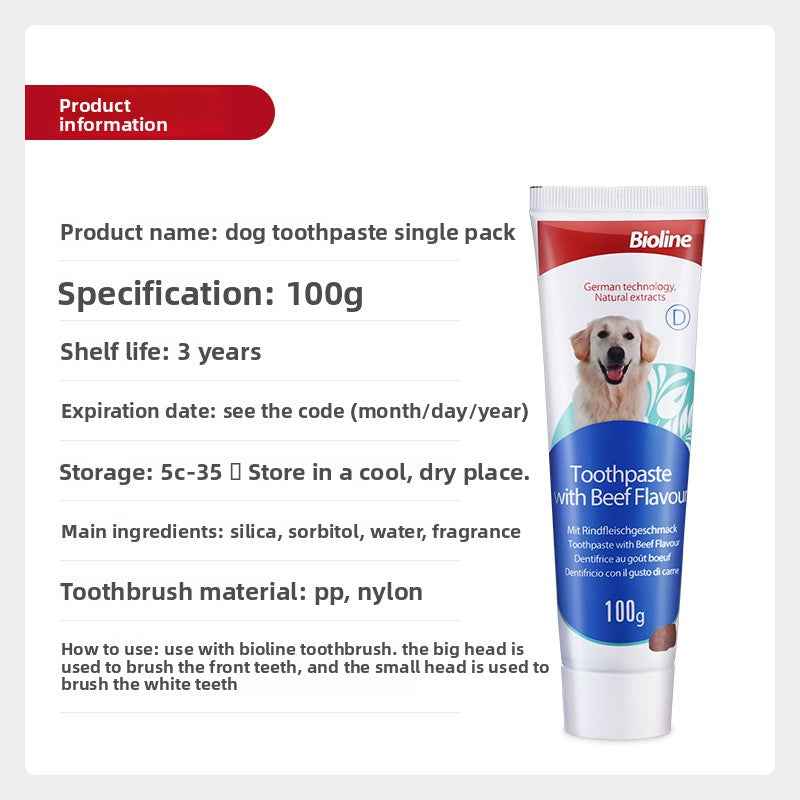 Natural Gentle Dog Toothpaste - Vet Recommended Fluoride-Free Pet Toothpaste for Dogs, Reduces Plaque & Freshens Breath - Pawembrace.com