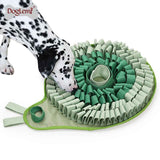 Snail Shape Bite-Resistant Snuffle Mat for Dogs – Machine Washable Foraging Puzzle Toy for Mental Stimulation - Pawembrace.com