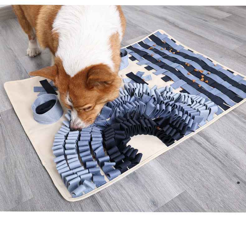 Dog Arch Bridge Snuffle Mat - Treat Hiding Slow Feeder Puzzle Training Boredom Buster Interactive Pet Toy Pad - Pawembrace.com