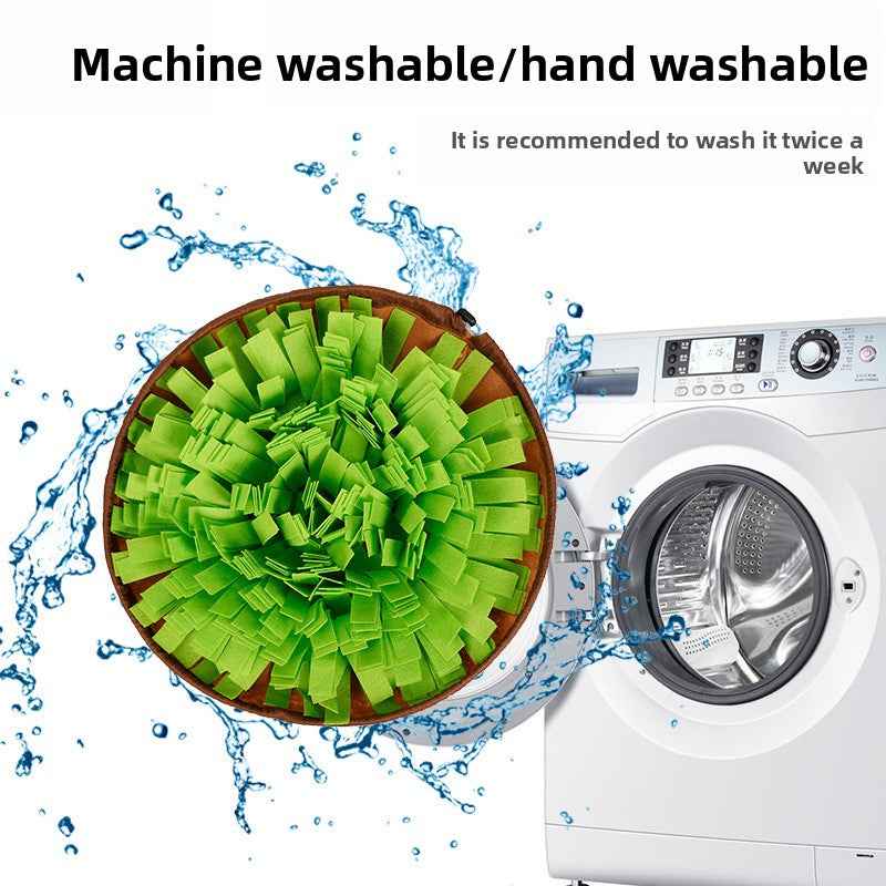 2-in-1 Dog Snuffle Bowl & Mat - Puzzle Treat Hiding Training Stress Relief Interactive Pet Toy & Supplies - Pawembrace.com