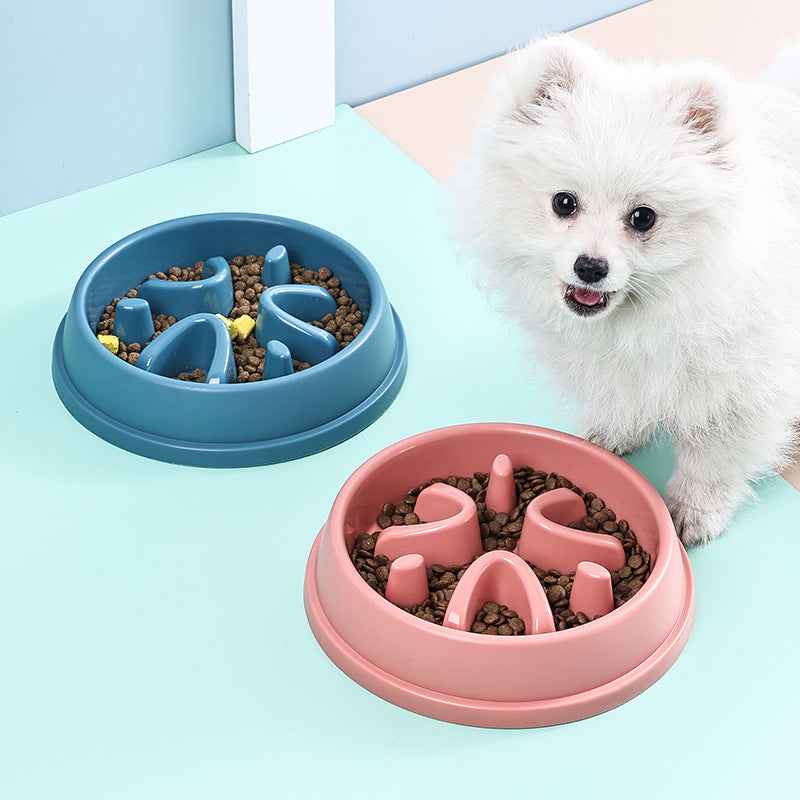 Dog Slow Feeder Bowl - Anti-Choke Non-Slip Anti-Tip Pet Bowl, Amazon Bestseller Safe Slow Feeding Dish for Dogs & Cats - Pawembrace.com