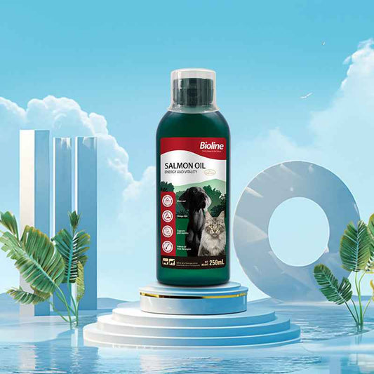 Vet Recommended Pet Fish Oil | Wild-Caught Salmon Oil for Cats & Dogs – High-Potency Omega-3 EPA + DHA, Deep Sea Cold-Pressed, Supports Skin & Coat, Joint Mobility, Immunity, Heart & Brain Health | Mercury-Free, No Additives, Pet-Specific - Pawembrace.com