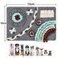Dog Snuffle Mat - Puzzle Fun Boredom Buster Treat Hiding Training Interactive Pet Toy & Supplies - Pawembrace.com