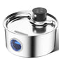 3.2L Stainless Steel Automatic Round Cat Water Fountain with Circulating Water - Pet Drinking Dispenser - Pawembrace.com