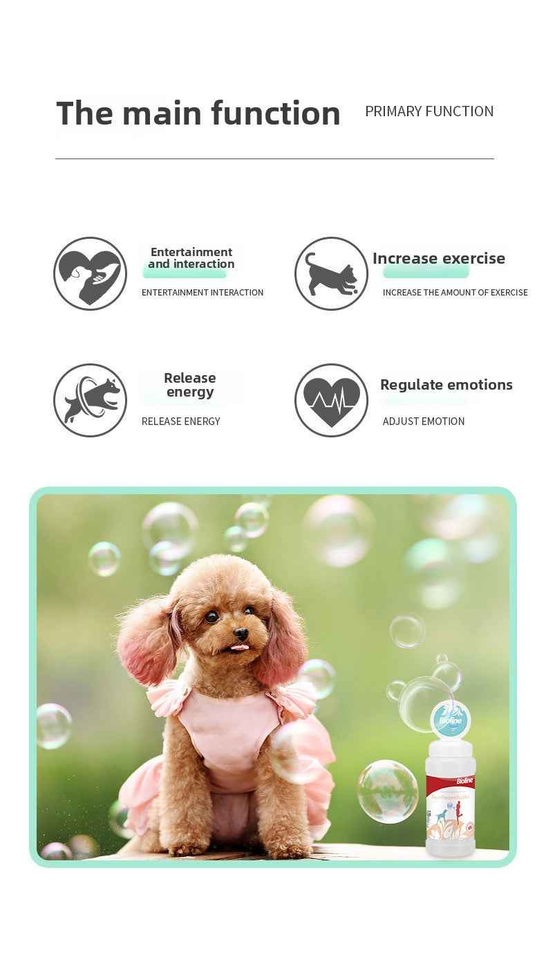 Bacon Scented Dog Bubbles - Fun Bubble Toy for Dogs - Pawembrace.com