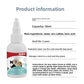 Natural Gentle Pet Tear Stain Remover Liquid | Dogs & Cats – Effectively Removes Stains, Soothes Eye Area, Non-Irritating, Prevents Recurrence, Safe Eye Care - Pawembrace.com