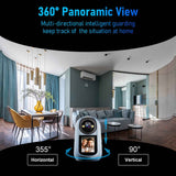 AI Smart Two-Way Talk Camera - HD PTZ Wireless Security Camera with iCSee App Remote Control, Intelligent Voice Intercom for Home Baby/Pet Safety - Pawembrace.com