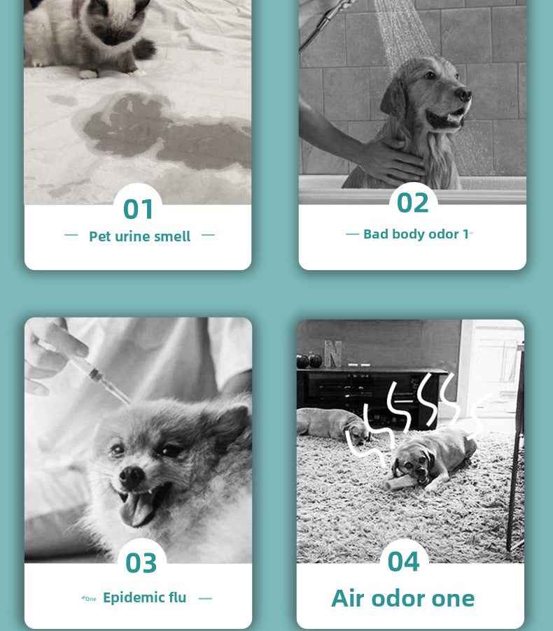 Vet Recommended Bio-Enzyme Pet Odor Eliminator Spray - Cat & Dog Urine Odor Decomposer, Safe & Fast-Acting - Pawembrace.com