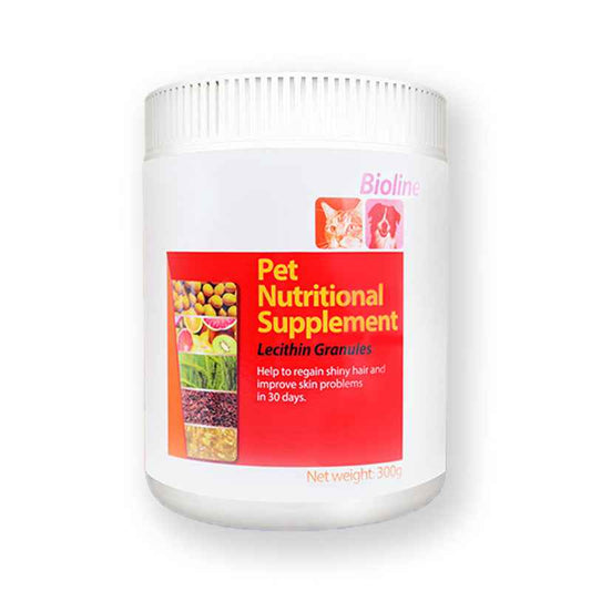 Natural High-Potency Pet Lecithin Granules - Dog & Cat Skin & Coat Supplement, Reduces Shedding - Pawembrace.com