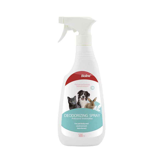 Veterinarian Recommended Bio-Enzyme Antibacterial Pet Odor Eliminator Spray - Powerful Cat & Dog Urine Odor Decomposer, Safe Non-Toxic Deodorizing Spray for Cat Litter, Dog Kennels & Home, Fast-Acting - Pawembrace.com