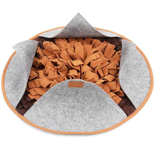 Irregular Shape Dog Snuffle Mat - Slow Feeder Puzzle & Foraging For Self-Play - Pawembrace.com