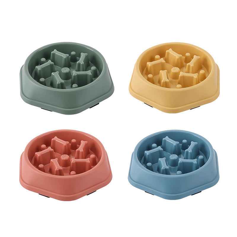 Slow Feeder Dog Bowl for Large Medium Small Dogs & Cats - Anti-Choking Puzzle Bowl, Non-Slip Slow Eating Bowl, Prevents Bloat & Gulping, Durable Pet Feeder Bowl - Pawembrace.com