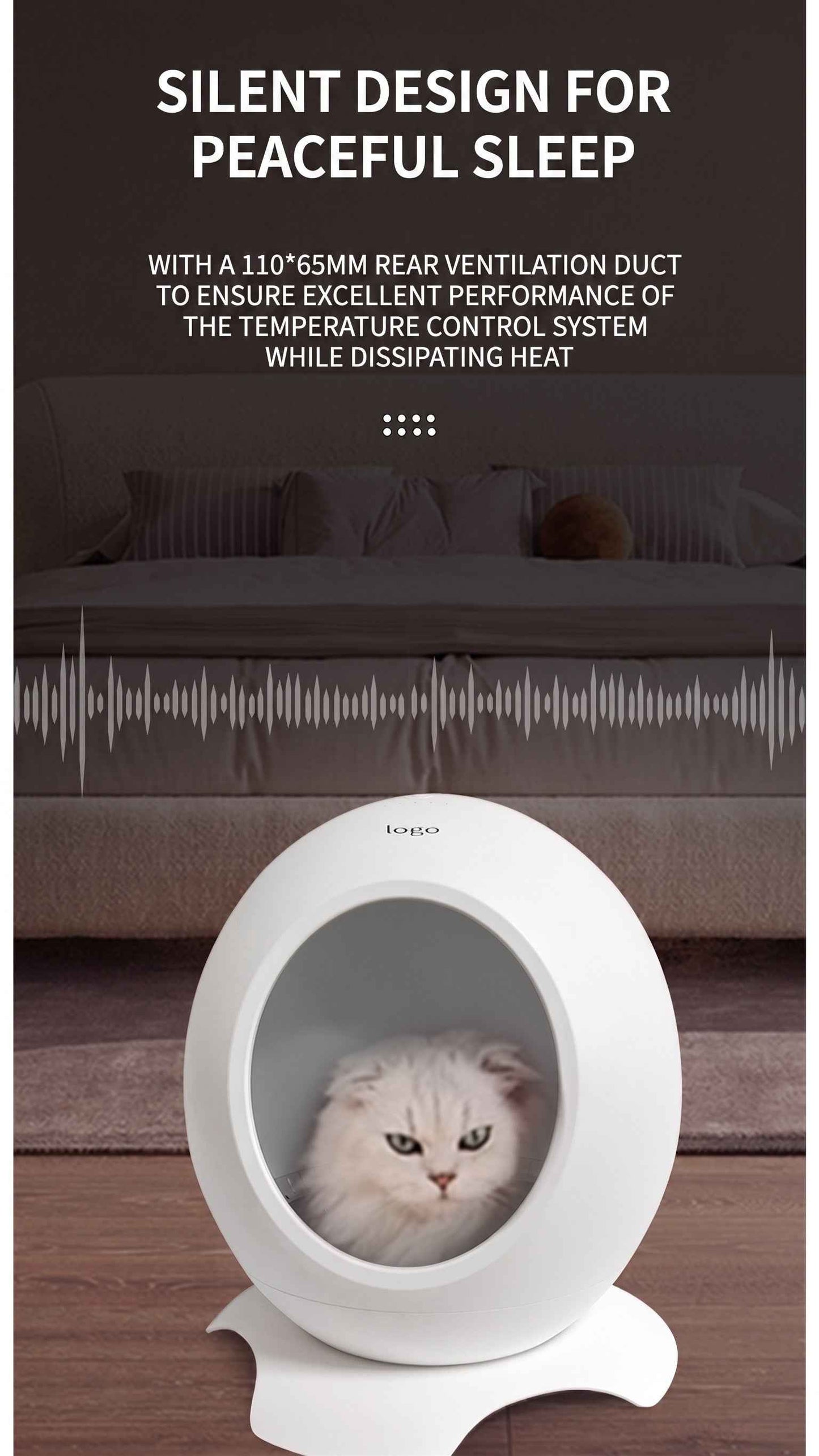 Intelligent Heating & Cooling Pet Bed