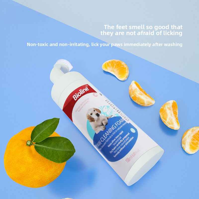 Gentle Dog Paw Cleaning Foam - Foaming Paw Cleaner for Dogs - Pawembrace.com