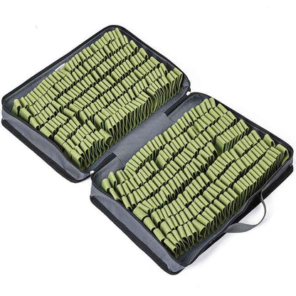 New Portable Dog Snuffle Box with Handle - Treat Hiding Slow Feeder Puzzle Training Interactive Pet Toy & Supplies - Pawembrace.com