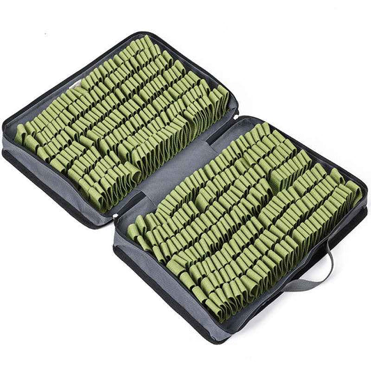 Portable Dog Snuffle Box with Handle: Foldable Puzzle Slow Feeder & Training Toy - Pawembrace.com