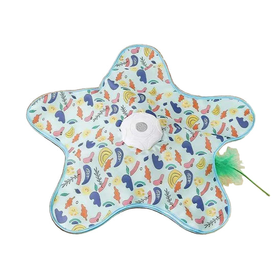 Electric Round Automatic Cat Teaser Ball - New Interactive Hunting Self-Play Boredom Buster Toy - Pawembrace.com