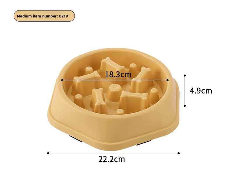 Slow Feeder Dog Bowl for Large Medium Small Dogs & Cats - Anti-Choking Puzzle Bowl, Non-Slip Slow Eating Bowl, Prevents Bloat & Gulping, Durable Pet Feeder Bowl - Pawembrace.com