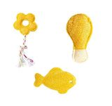 Natural Loofah Cat Toys with Catnip – Dental Chew Teething Toys for Cats & Kittens, Interactive Self-Play - Pawembrace.com