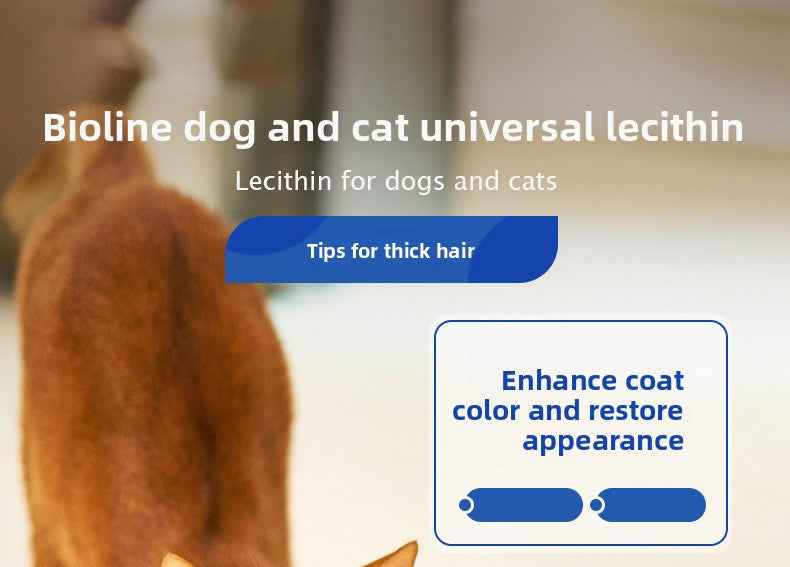 Natural High-Potency Pet Lecithin Soft Granules | Dog & Cat Skin & Coat Supplement – Reduces Shedding, Easy Absorption, Safe Formula - Pawembrace.com