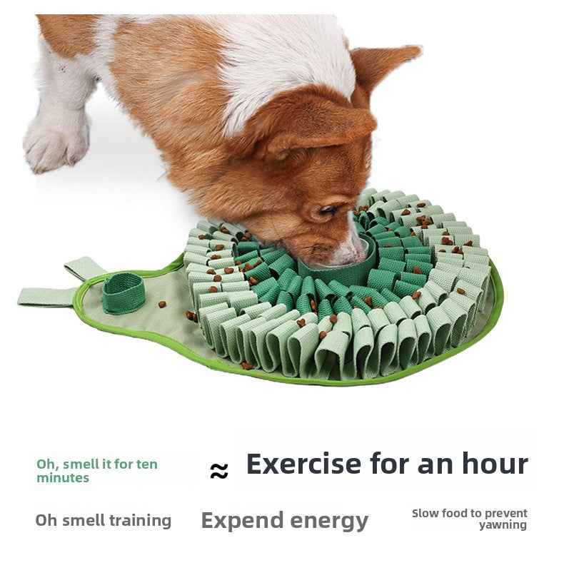 Snail Shape Bite-Resistant Snuffle Mat for Dogs – Machine Washable Foraging Puzzle Toy for Mental Stimulation - Pawembrace.com