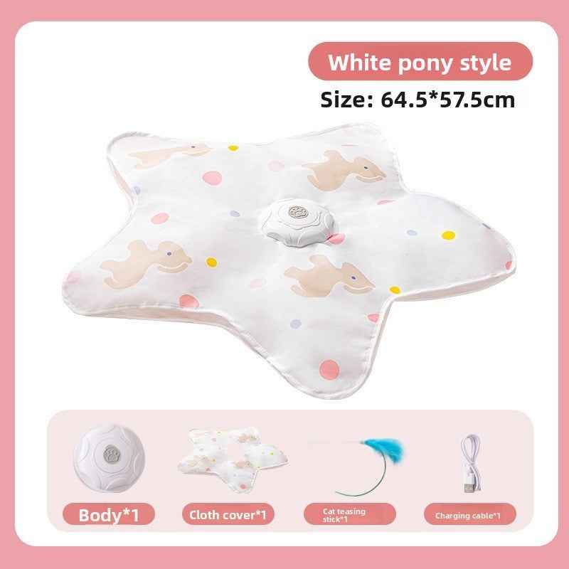 Electric Round Automatic Cat Teaser Ball - New Interactive Hunting Self-Play Boredom Buster Toy - Pawembrace.com