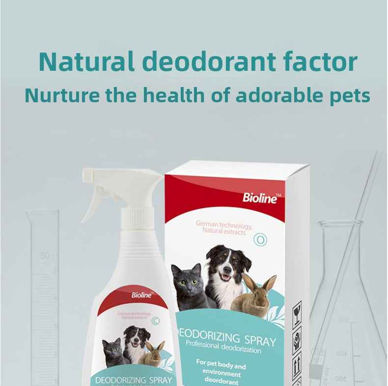 Vet Recommended Bio-Enzyme Pet Odor Eliminator Spray - Cat & Dog Urine Odor Decomposer, Safe & Fast-Acting - Pawembrace.com