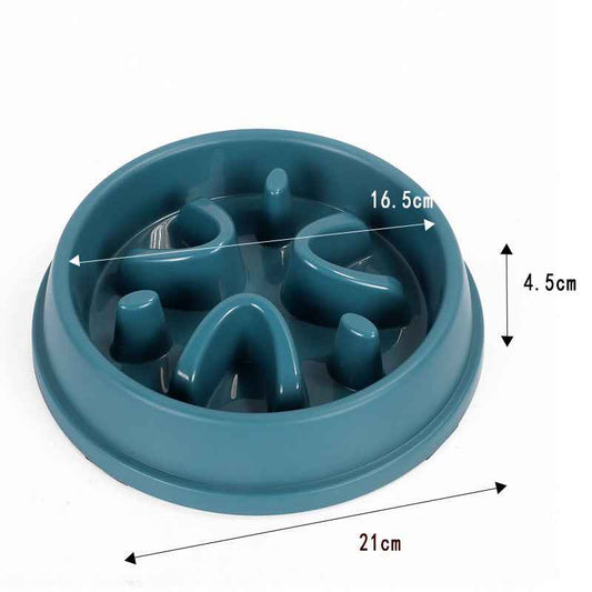 Dog Slow Feeder Bowl - Anti-Choke Non-Slip Anti-Tip Pet Bowl, Amazon Bestseller Safe Slow Feeding Dish for Dogs & Cats - Pawembrace.com