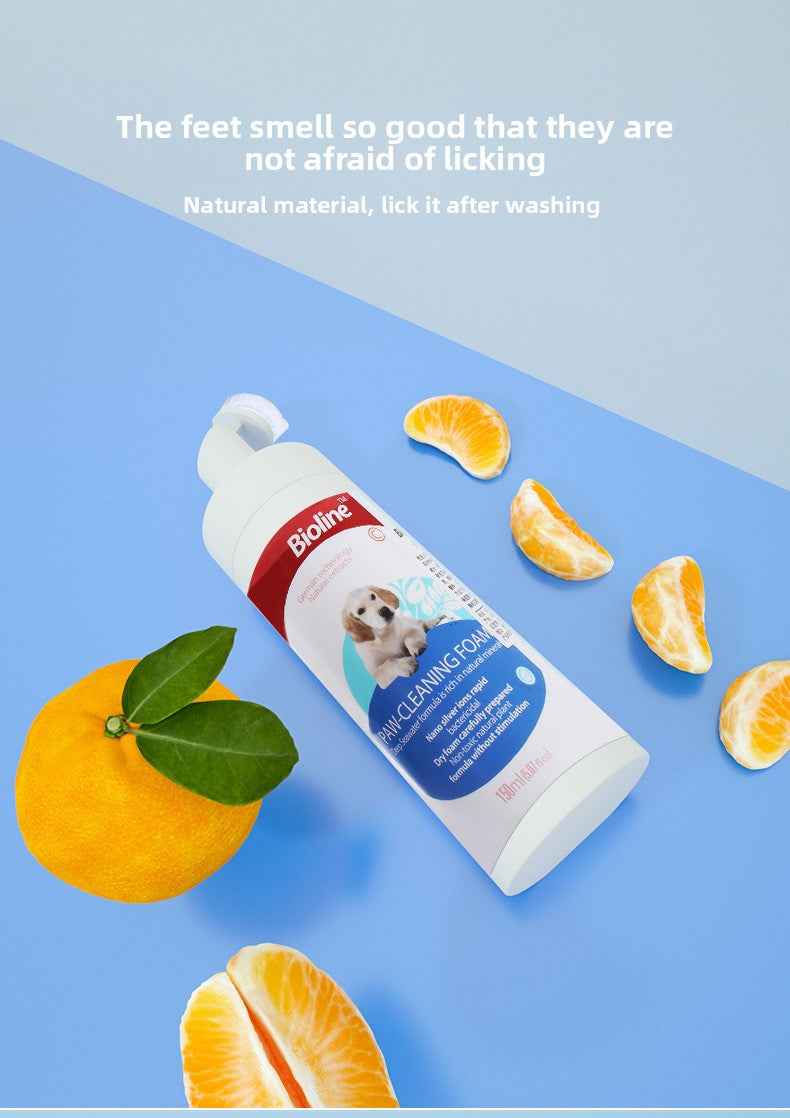 Gentle Dog Paw Cleaning Foam - Foaming Paw Cleaner for Dogs - Pawembrace.com