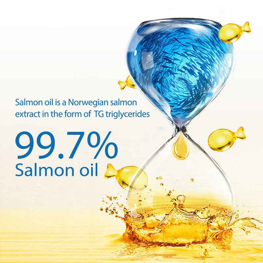 Vet Recommended Pet Fish Oil | Wild-Caught Salmon Oil for Cats & Dogs – High-Potency Omega-3 EPA + DHA, Deep Sea Cold-Pressed, Supports Skin & Coat, Joint Mobility, Immunity, Heart & Brain Health | Mercury-Free, No Additives, Pet-Specific - Pawembrace.com